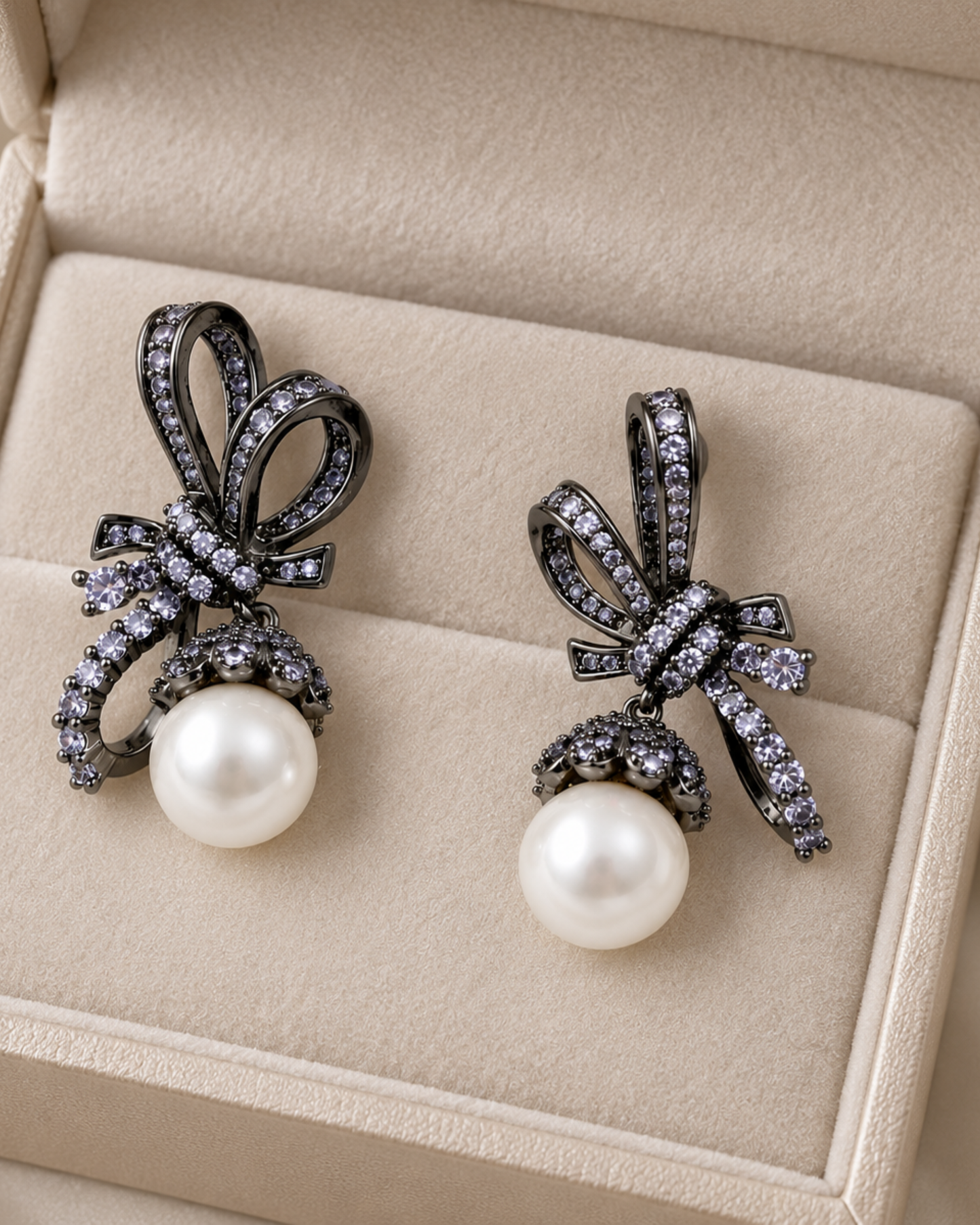 Pearl Bow Studs