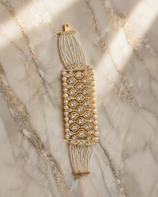 Regal Pearl Cuff