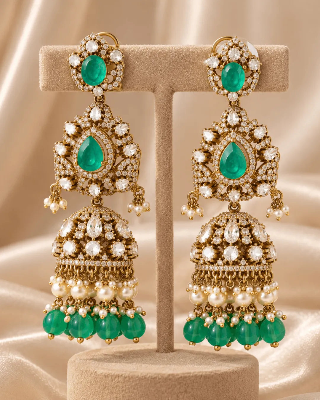 Panna Meher Jhumkas