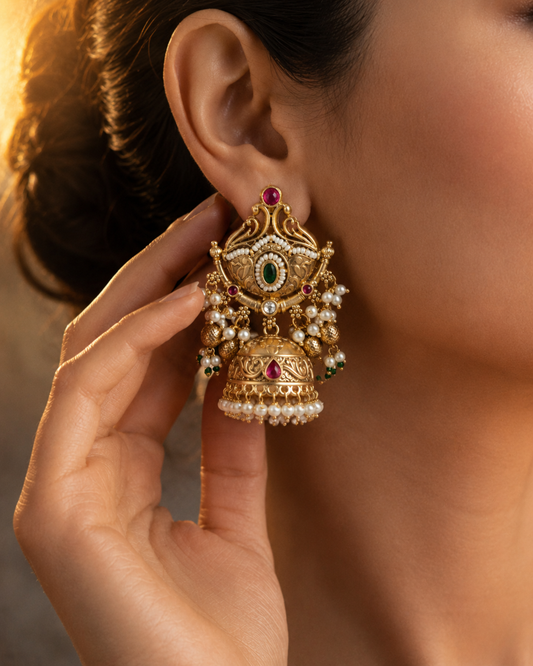 Sheesh Mahal Jhumkas