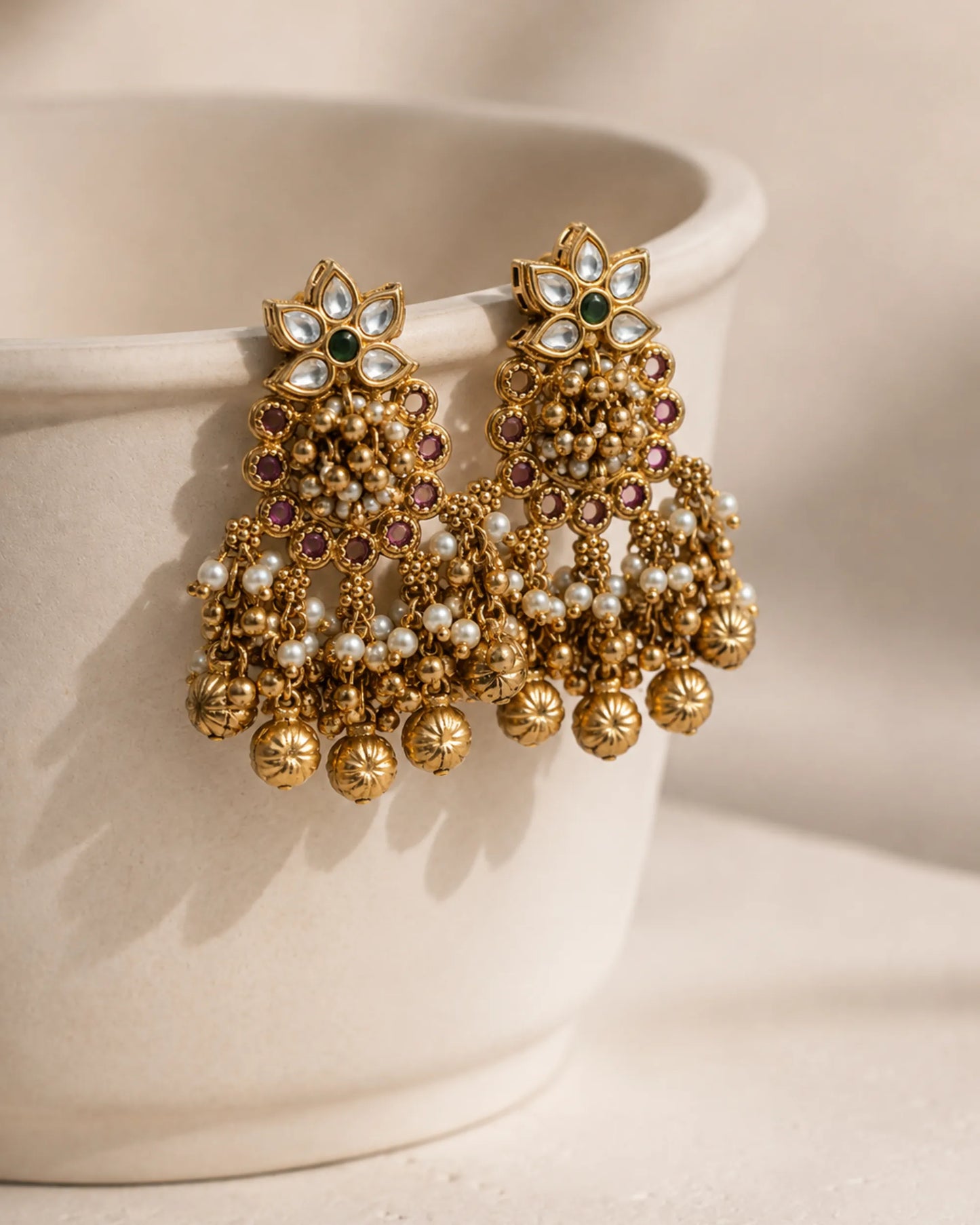 Rangmahal Pushpa Earrings