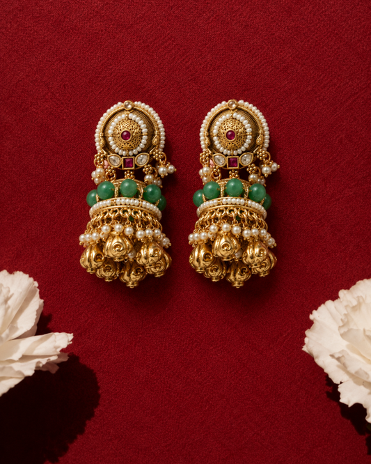 Rajkumari Panna Jhumkas
