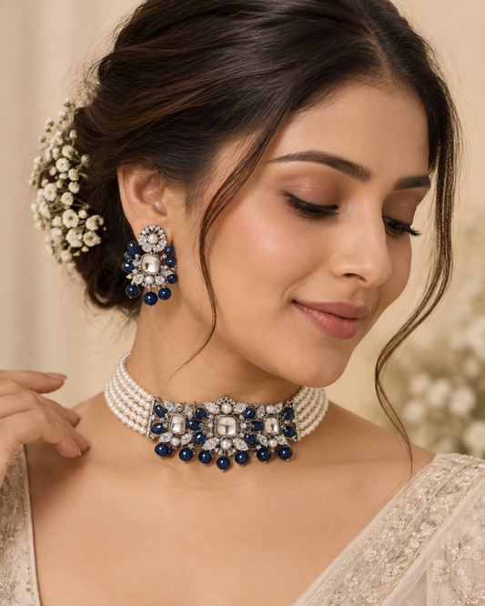 Cascade Pearl Necklace Set