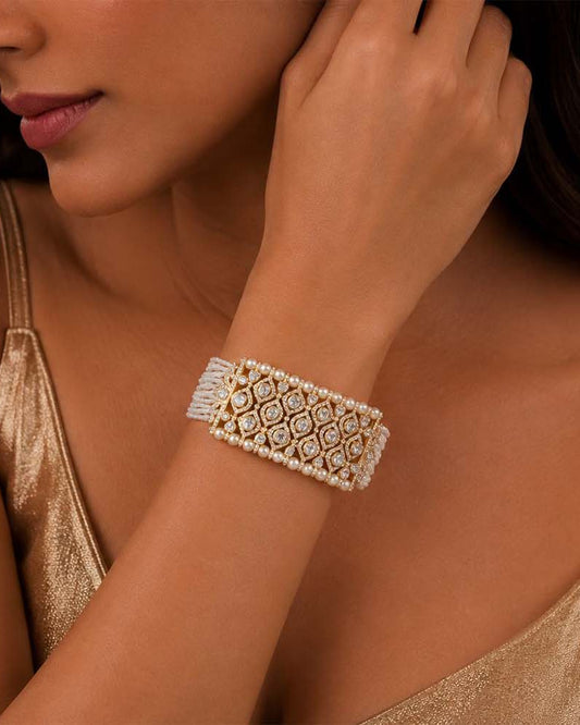 Regal Pearl Cuff