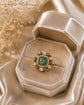 Sage Halo Ring