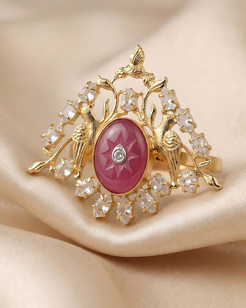 Crimson Grove Cuff