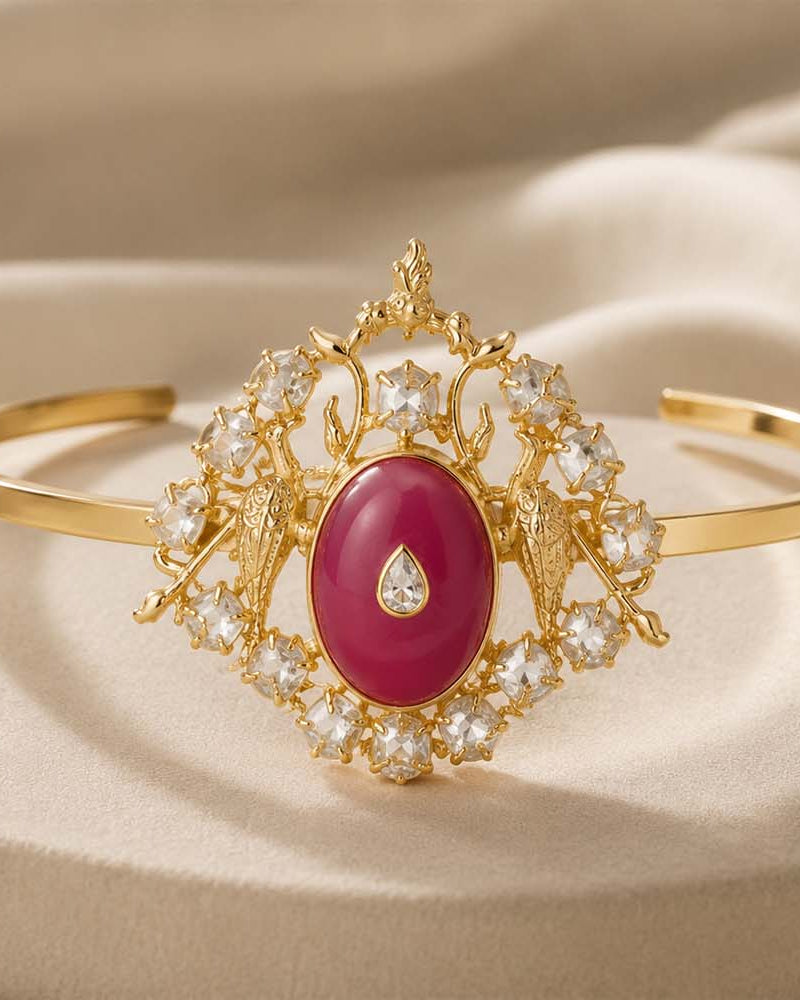 Crimson Grove Cuff