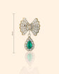 Emerald Royale Bow Brooch