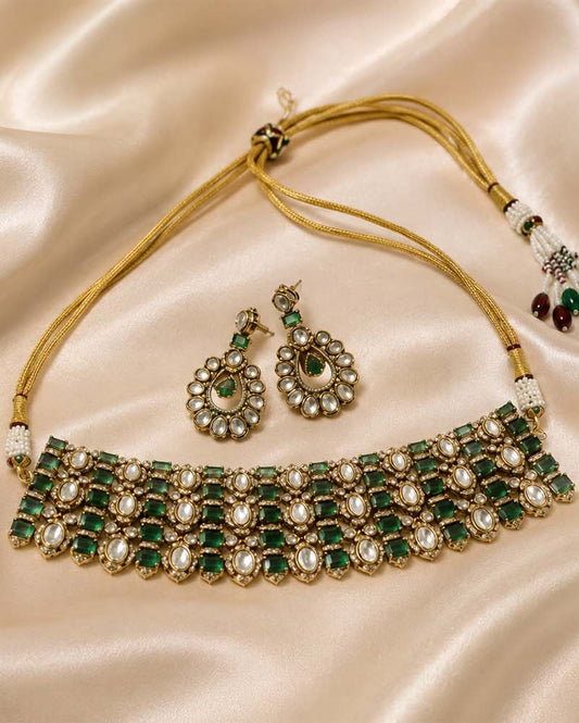 Raj Emerald Choker