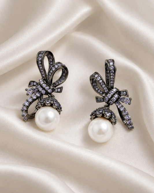 Pearl Bow Studs