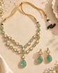 Emerald Symphony Necklace Set
