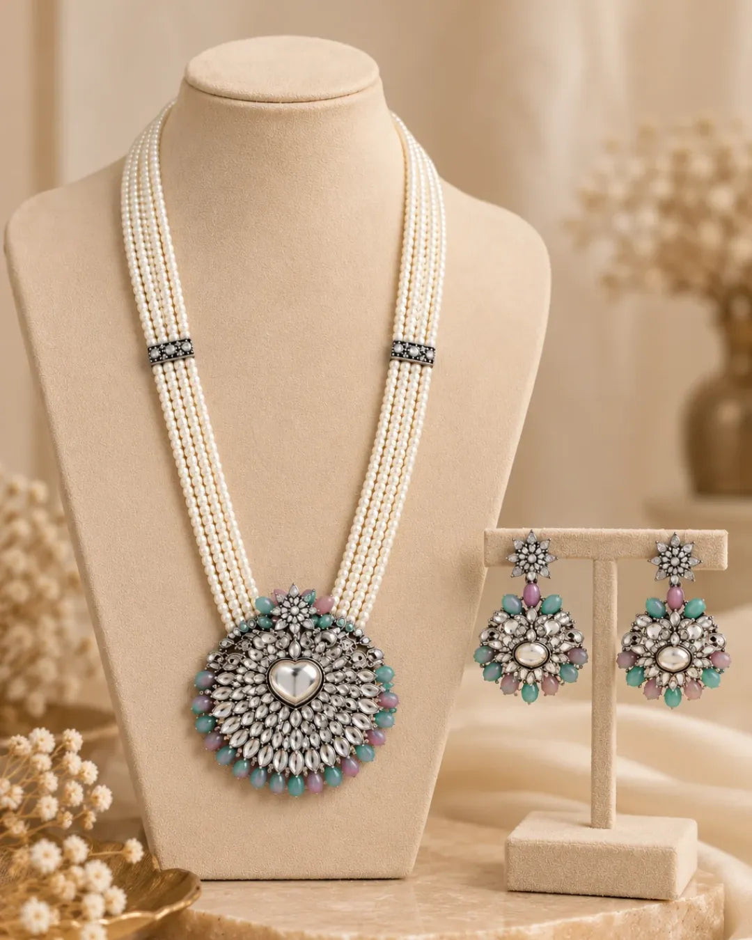 Evara Bloom Necklace Set