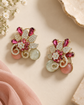 Rosé Fleur Studs