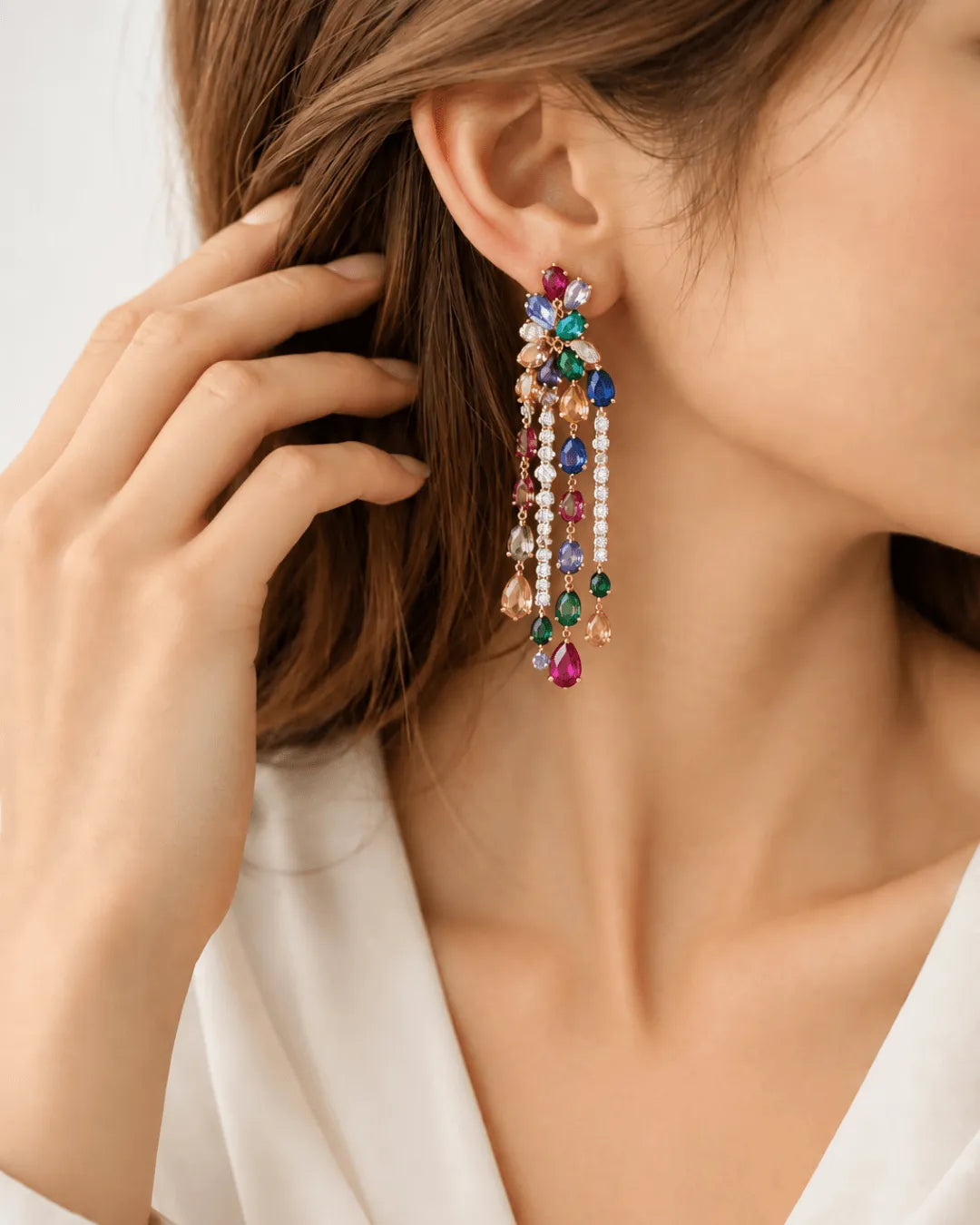 Prism Cascade Earrings