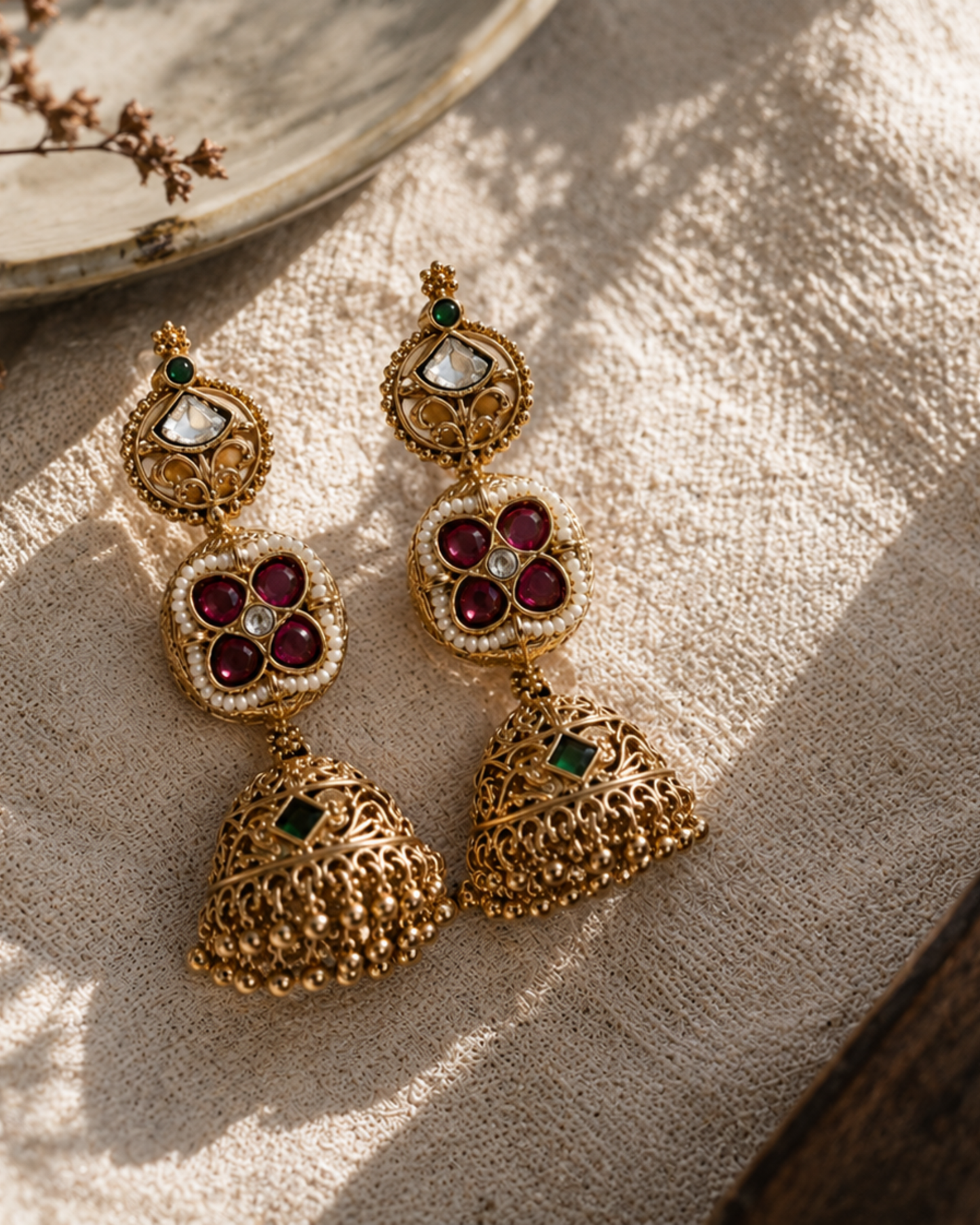 Gulnaar Jhumkas