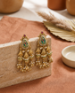 Devika Temple Tassel Earrings