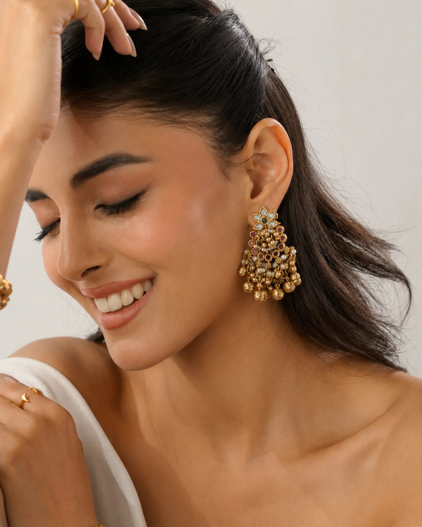 Rangmahal Pushpa Earrings