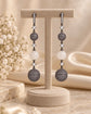 Luna Orb Drop Earrings