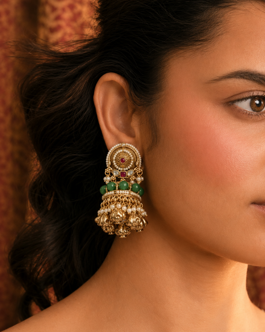 Rajkumari Panna Jhumkas