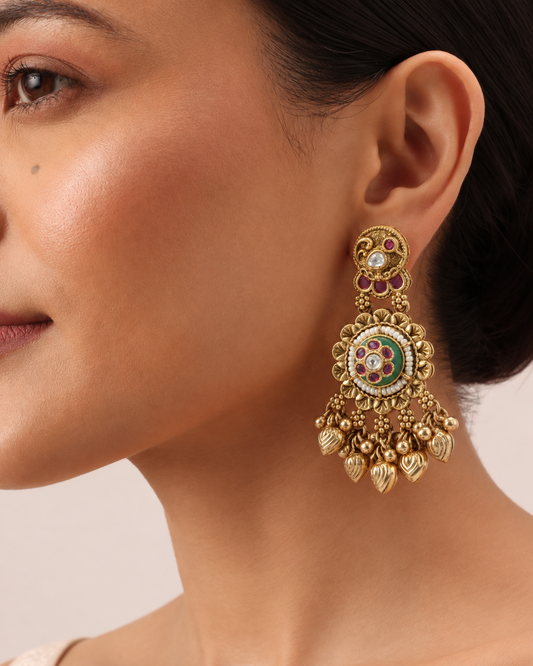 Surya Pushpa Earring