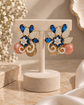 Rosé Fleur Studs