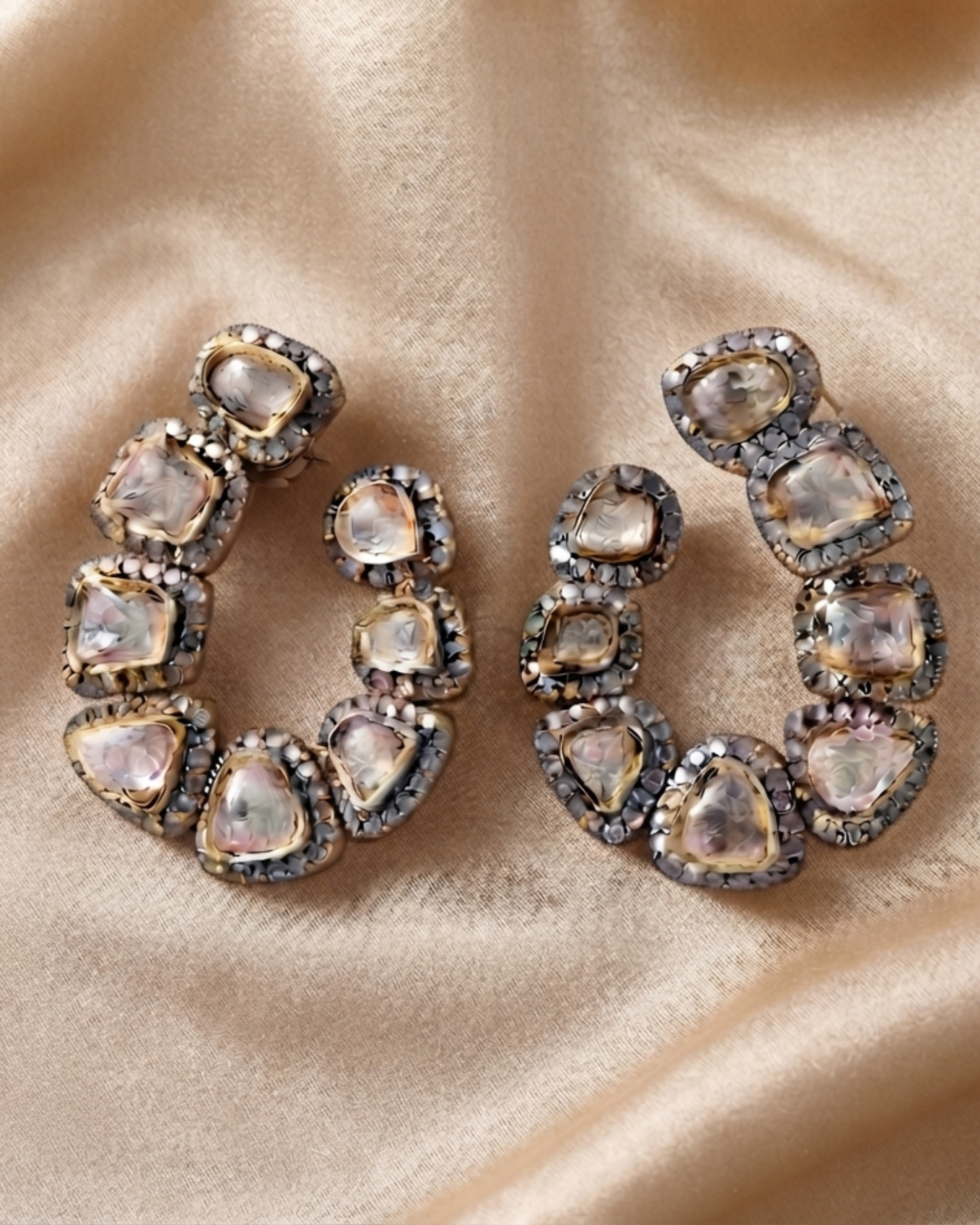 Noor Crescent Hoops